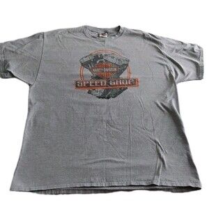 VTG Harley Davidson R. K. Stratman Beefy 2XL Grey Mountan Creek Dalton GA USA